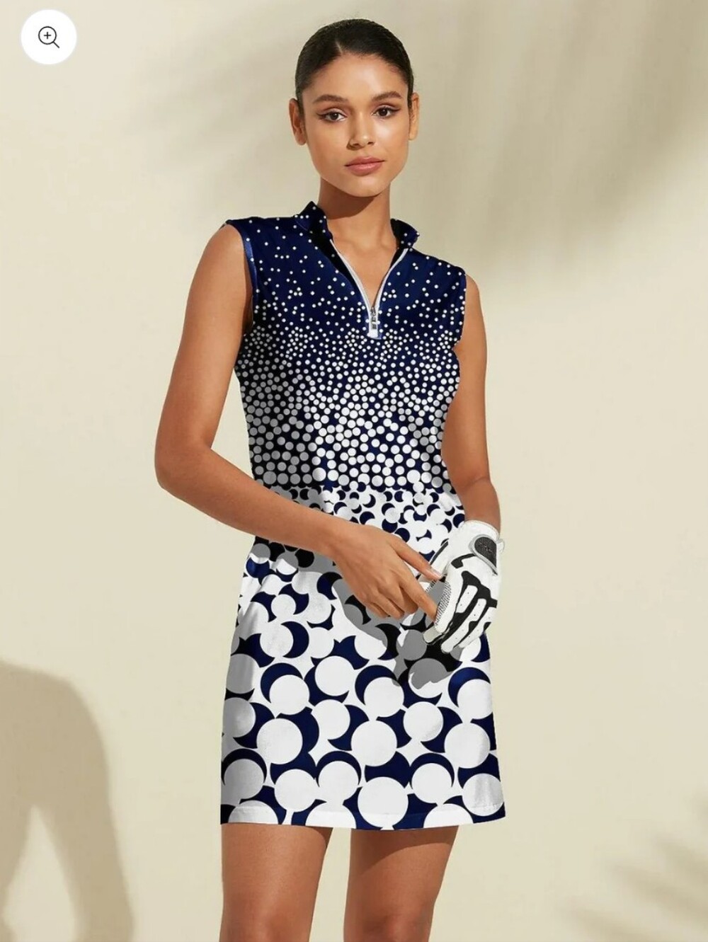 ACEGOLFS Hyper-Prep Sleeveless 36.5 Inch Dress UPF50+- L